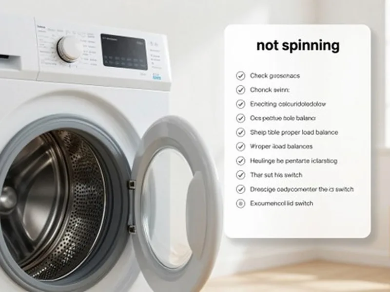 How to Repair Washing Machine Not Spinning