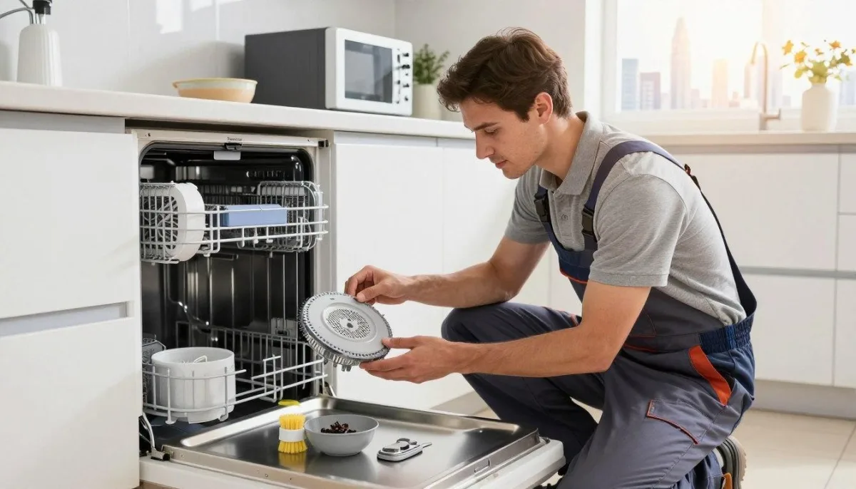 fix dishwasher drainage issue dubai
