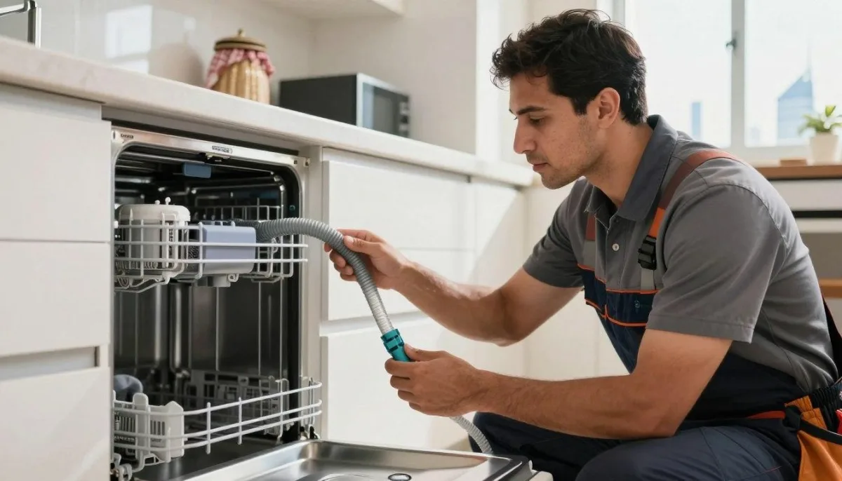 fix dishwasher drainage issue dubai