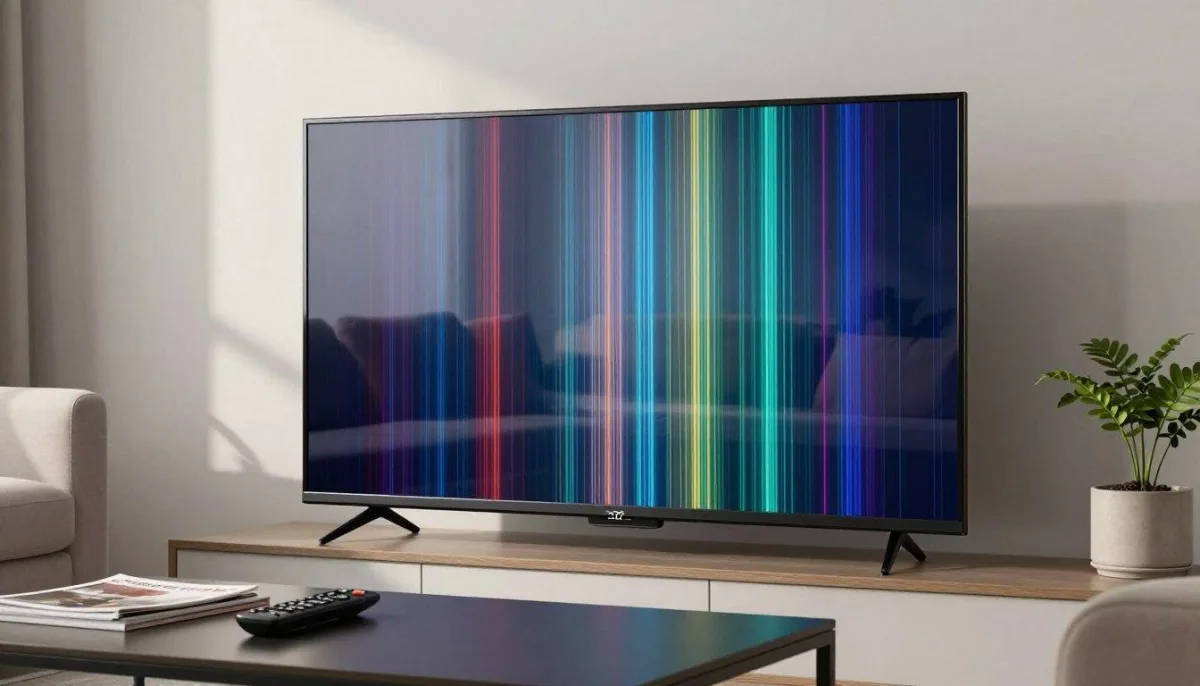 LED TV Vertical Lines on Screen