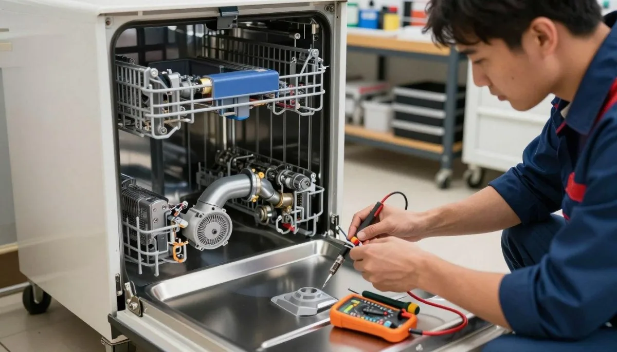 advanced dishwasher repair process