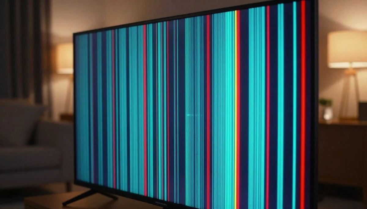 LED TV Vertical Lines on Screen