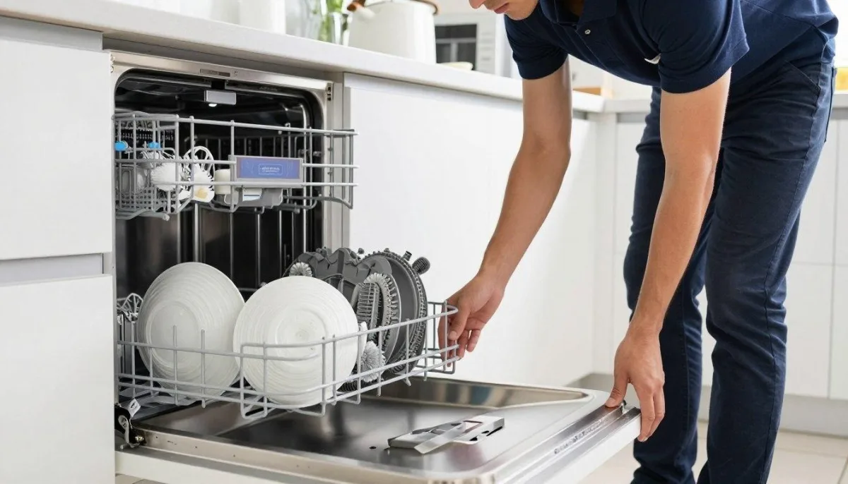 Dishwasher cleaning process