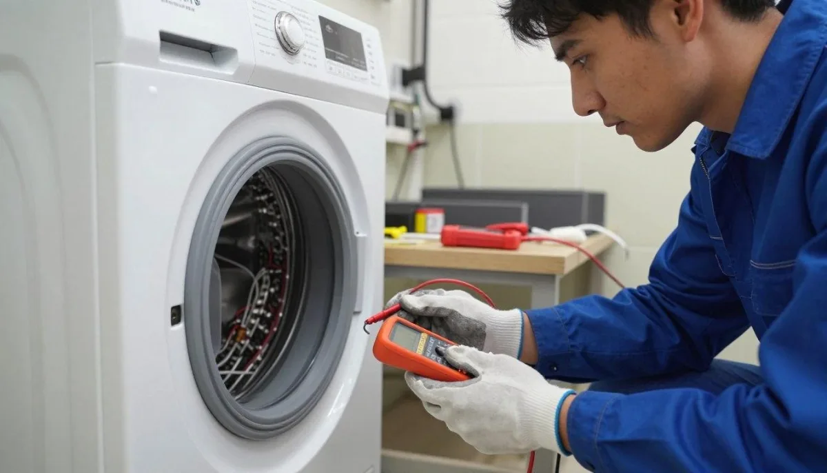 GE washer electrical supply check