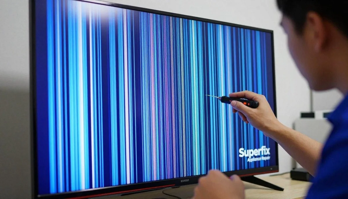 LED TV Vertical Lines on Screen