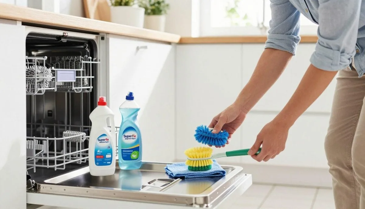 Dishwasher cleaning preparation