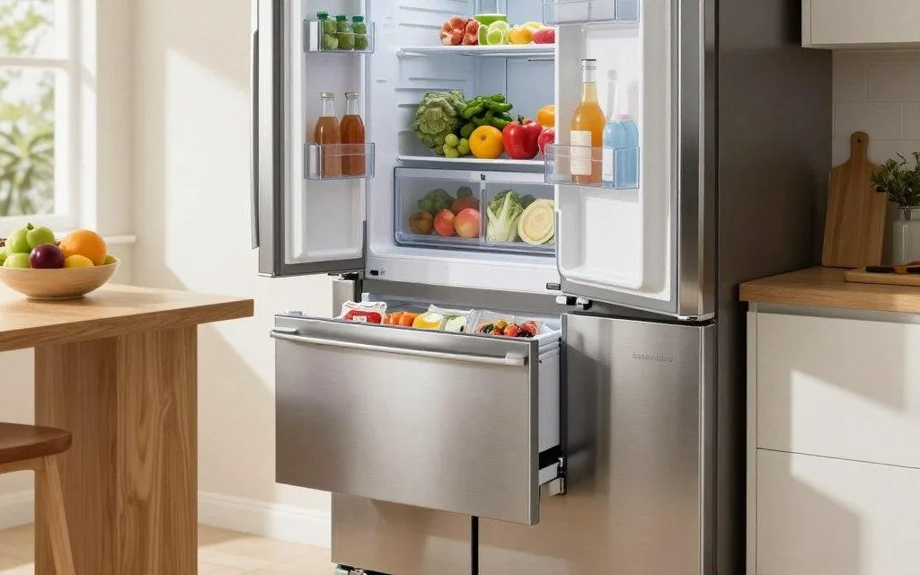 refrigerator with bottom freezer