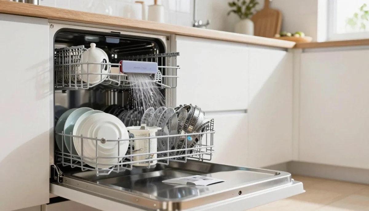 Dishwasher cleaning process