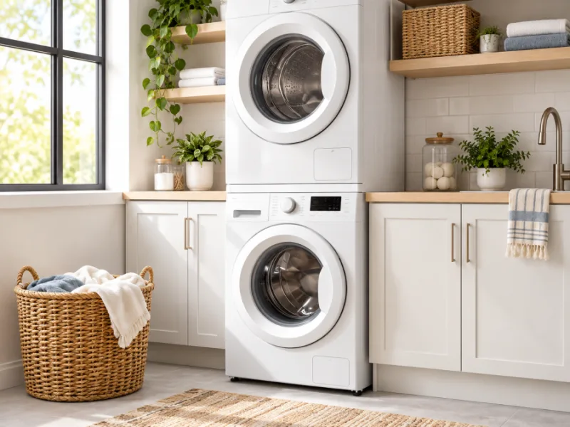 Washing Machine and Dryer Stack: Installation, Safety and Maintenance Guide